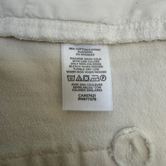 Ann Taylor Women's Cropped White Jeans, size 10 - Picture 6 of 12